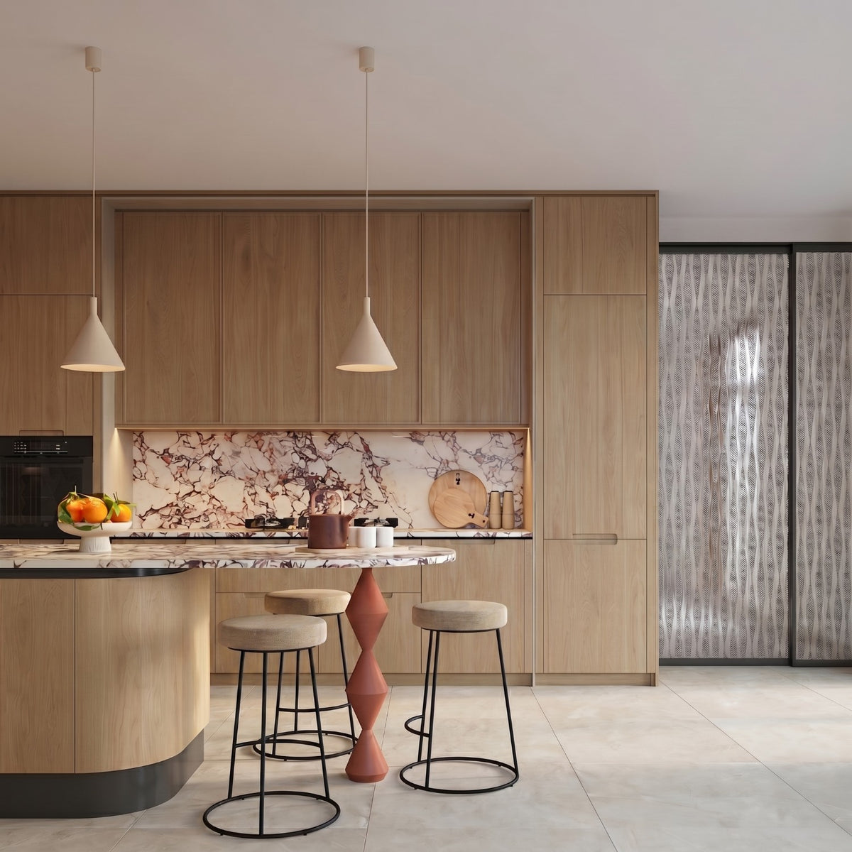 Pendant lamp NOX 25 beige