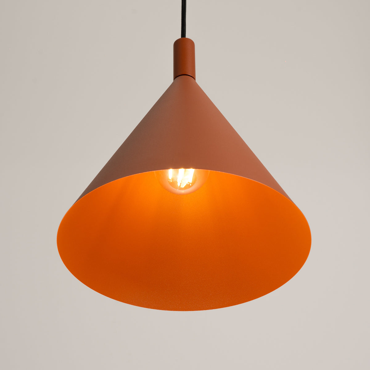 Pendant lamp NOX 25 red ochre