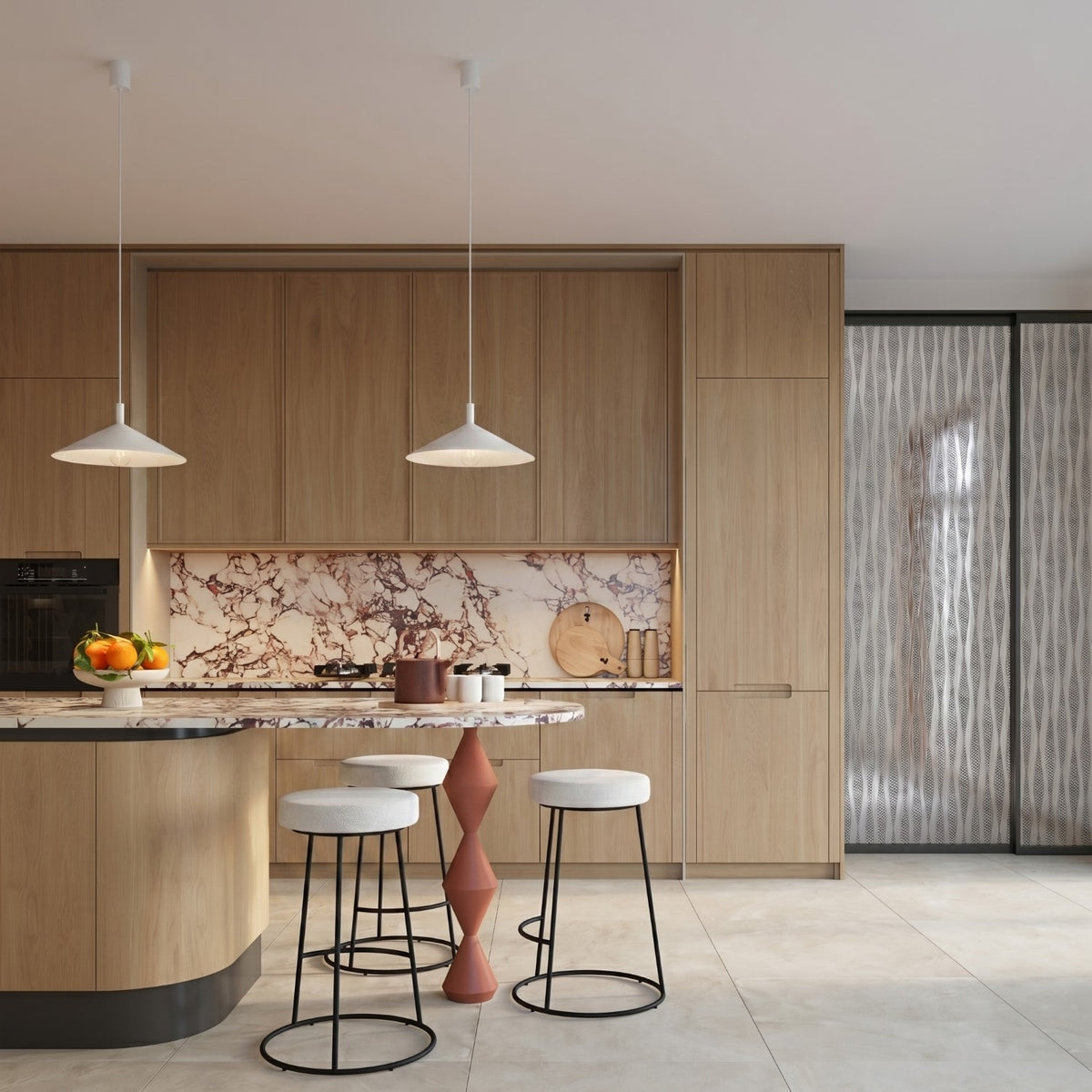 Pendant lamp NOX 40 white