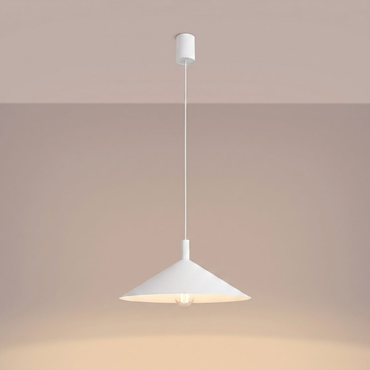 Pendant lamp NOX 40 white