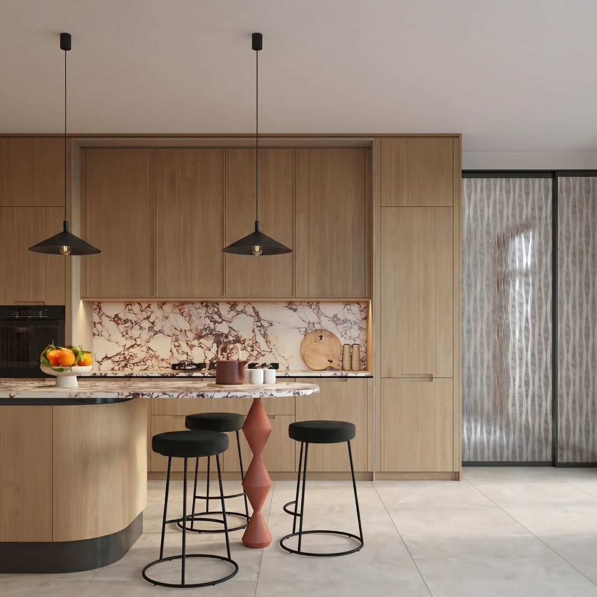 Pendant lamp NOX 40 black