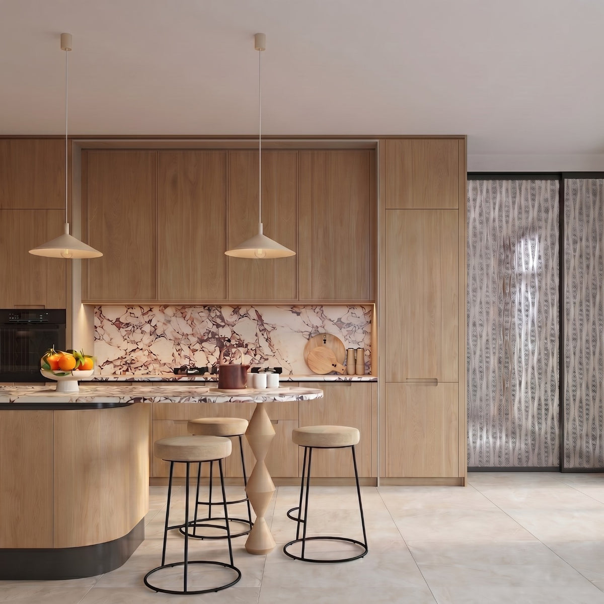 Pendant lamp NOX 40 beige