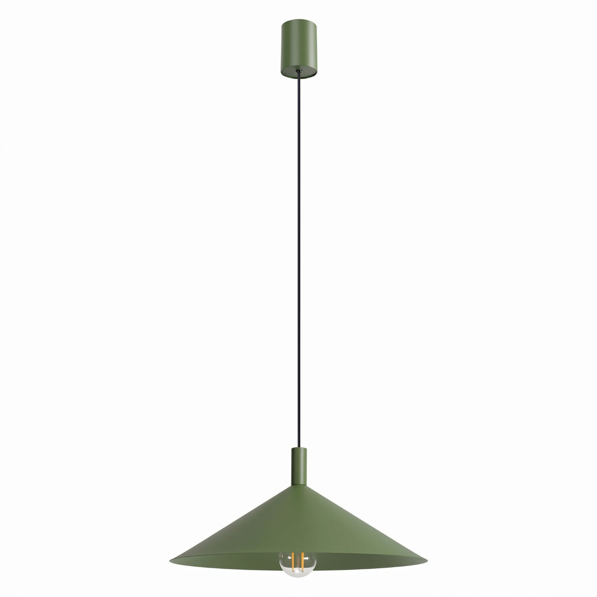 Pendant lamp NOX 40 olive green