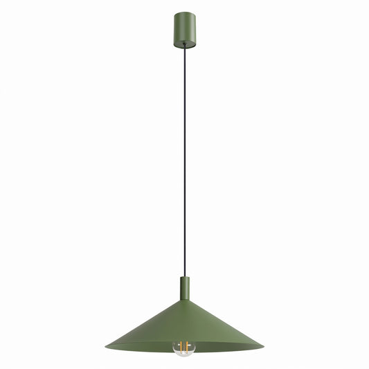 Pendant lamp NOX 40 olive green