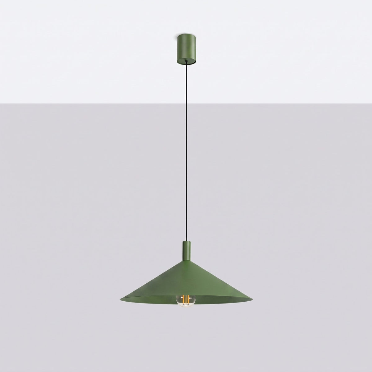 Pendant lamp NOX 40 olive green