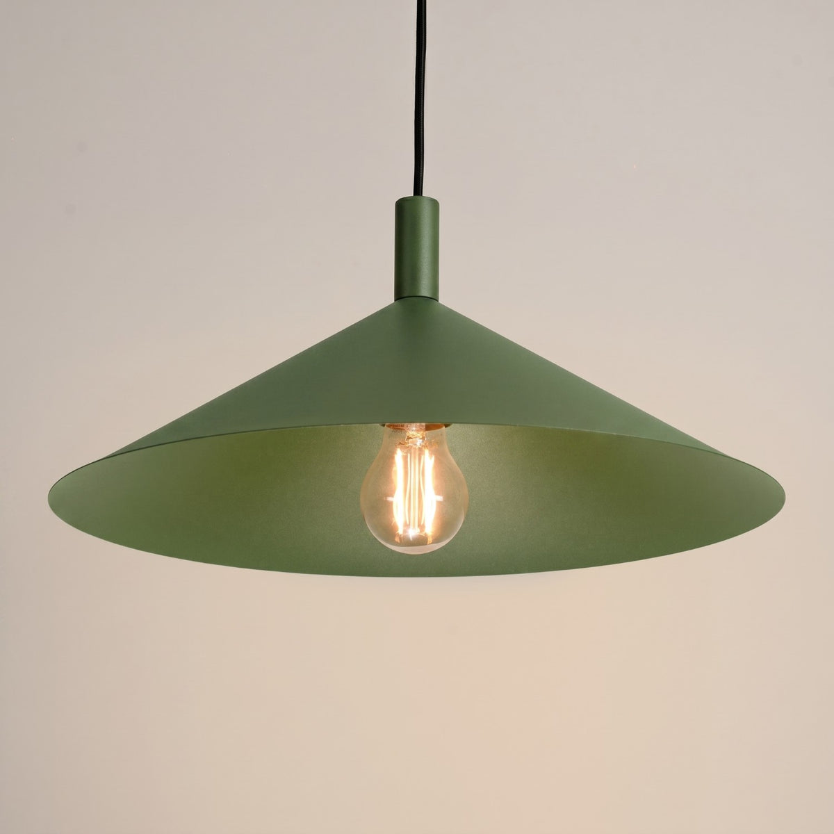 Pendant lamp NOX 40 olive green
