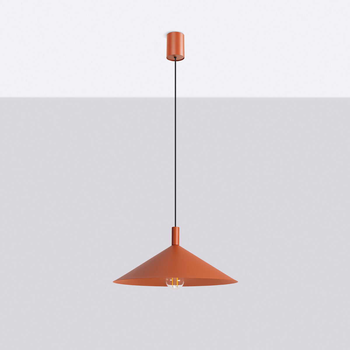 Pendant lamp NOX 40 red ochre