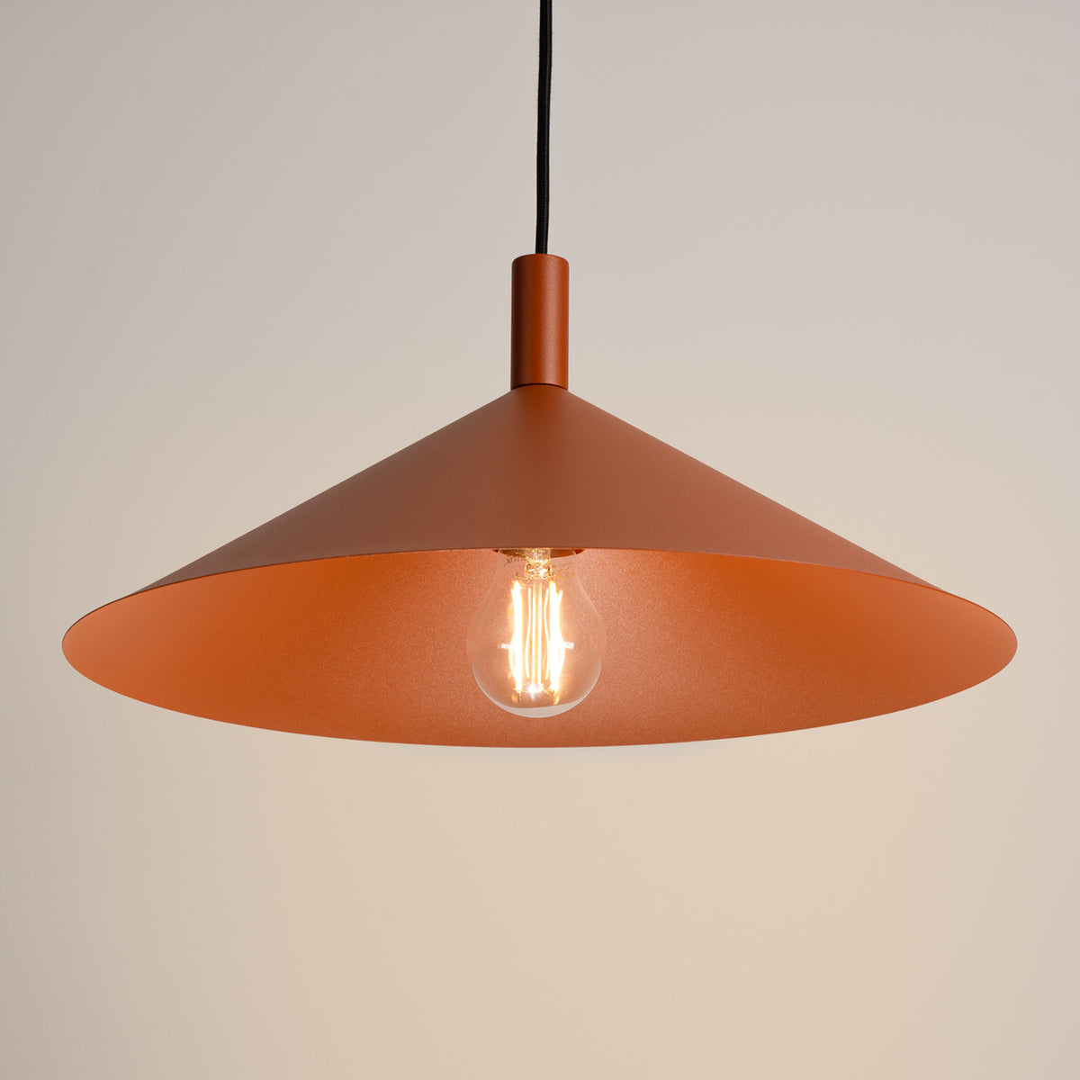 Pendant lamp NOX 40 red ochre