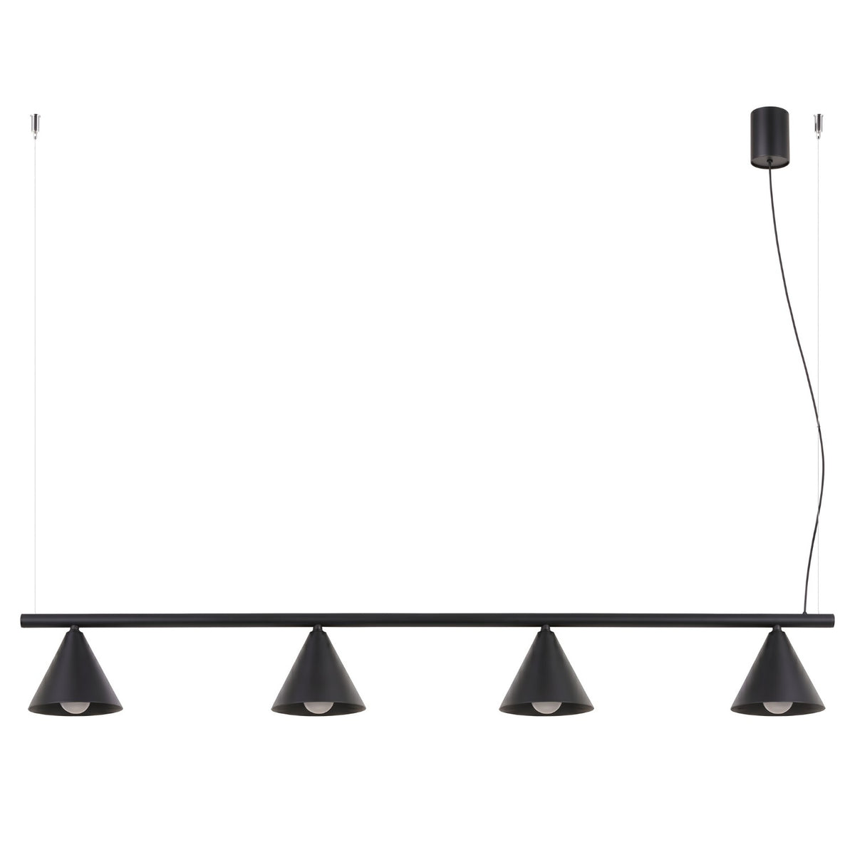 Chandelier NOX 4L black