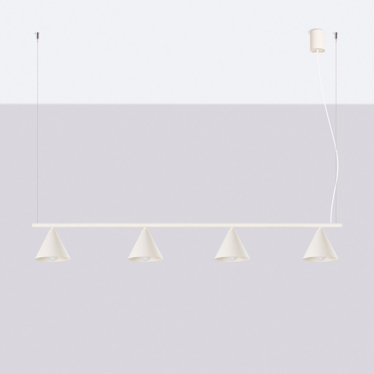 Chandelier NOX 4L beige
