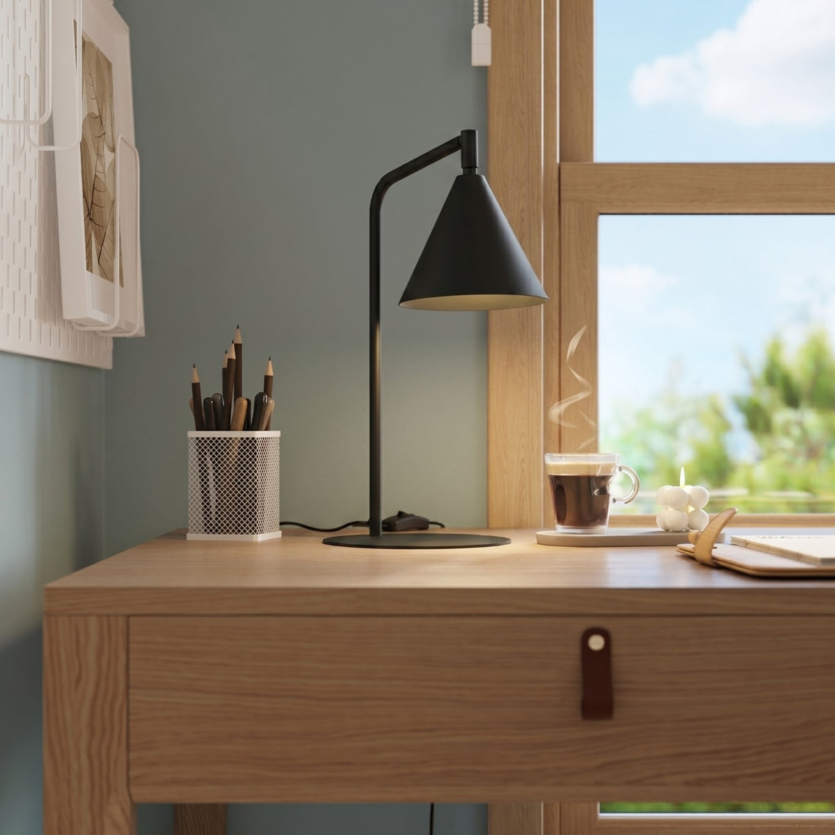 Table lamp NOX black