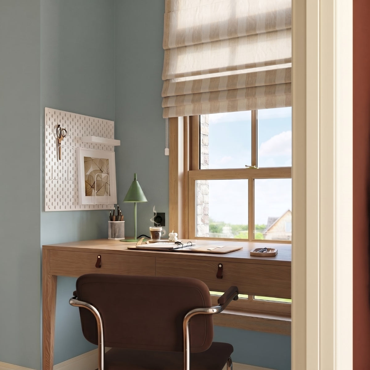 Table lamp NOX olive green