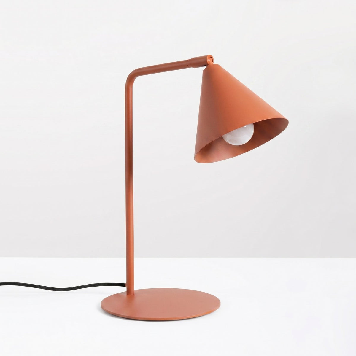 Table lamp NOX red ochre