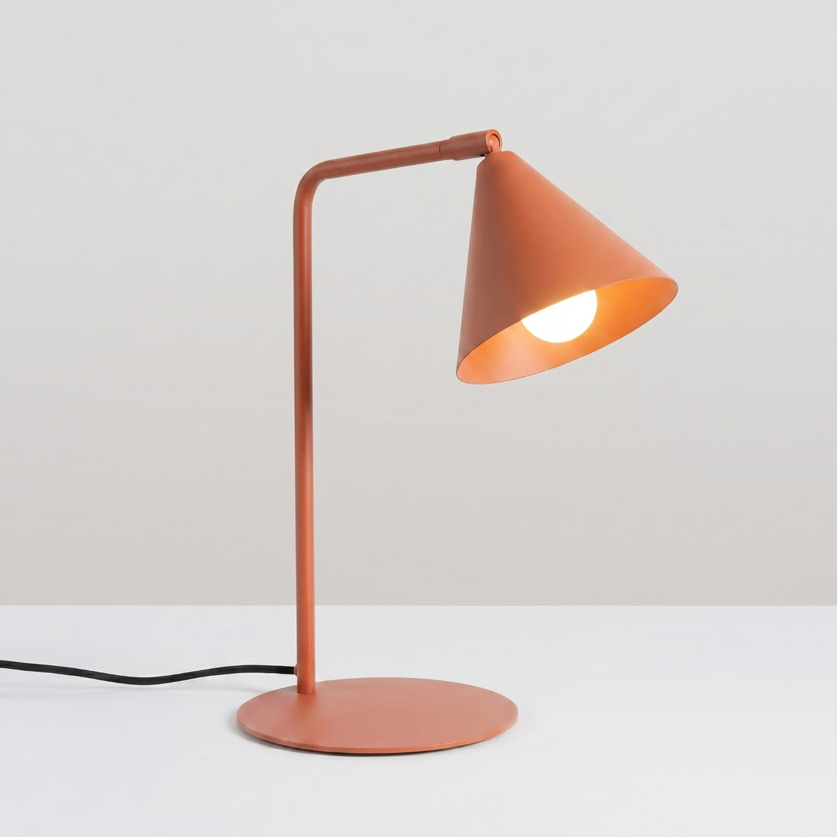 Table lamp NOX red ochre